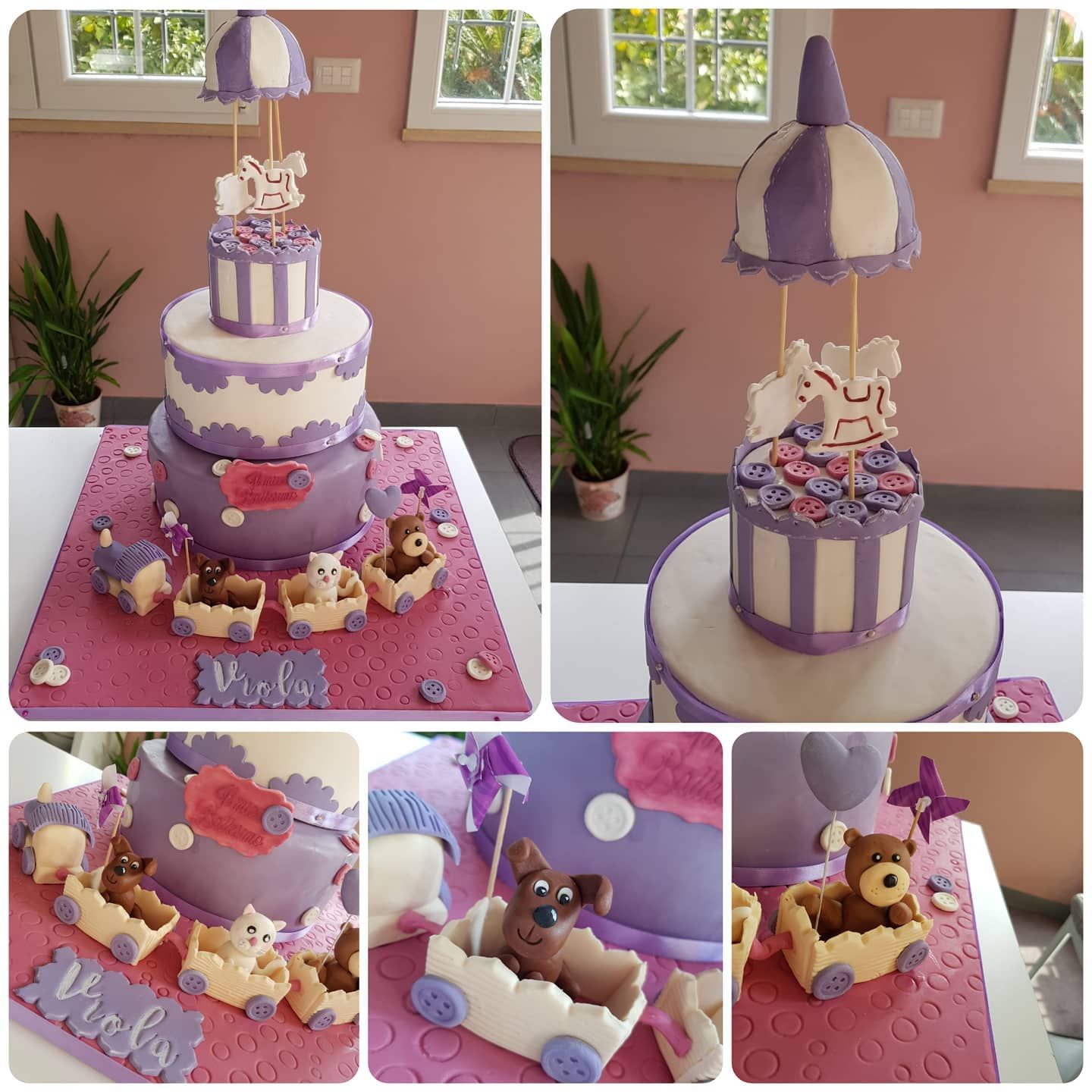 Torte decorate per feste di compleanno di bambini